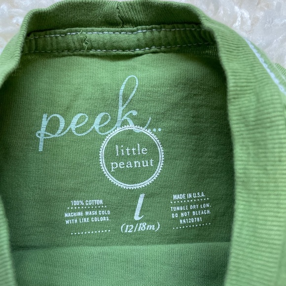 Peek double-sleeved t-shirt. Size 12-18 months - Picture 4 of 5